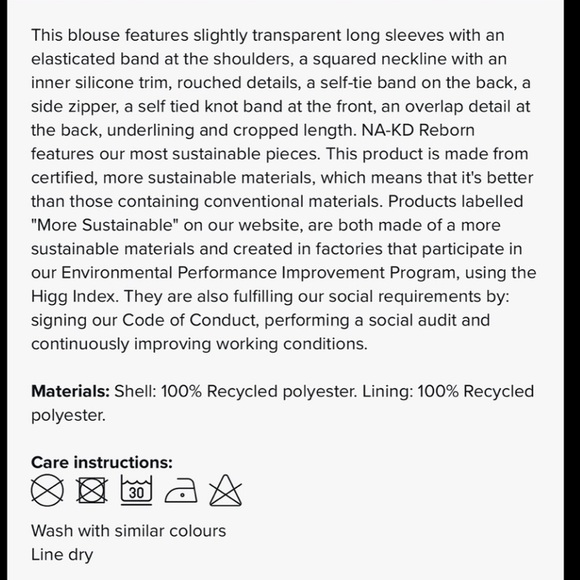 PAMELA + NA-KD REBORN TOP    NEW WITH TAGS - Picture 11 of 11